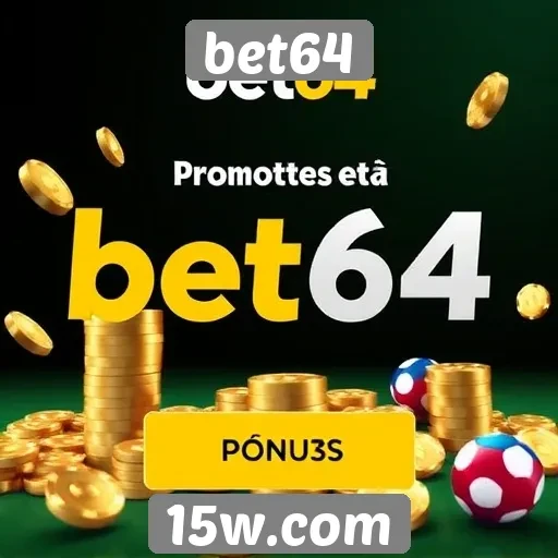 Promoções e bônus atrativos no site bet64